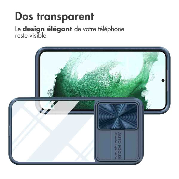 imoshion Coque arrière Camslider Samsung Galaxy A54 (5G) - Bleu foncé