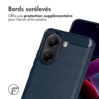 imoshion Coque Brushed Xiaomi Poco X7 Pro - Bleu foncé