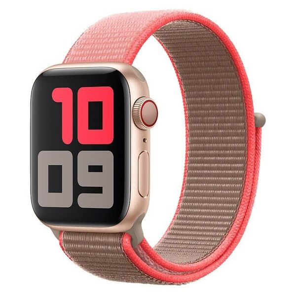 Apple Bracelet Sport Loop Apple Watch Series 1 t/m 9 / SE (38/40/41 mm) | Series 10 / 11 (42 mm) - Pink