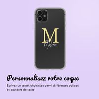 Coque personnalisée avec une lettre iPhone 11 - Transparent