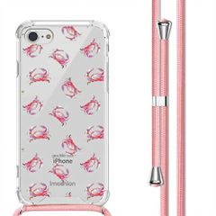 imoshion Coque Design avec cordon Apple iPhone SE (2022 / 2020) / 8 / 7 - Crab Watercolor