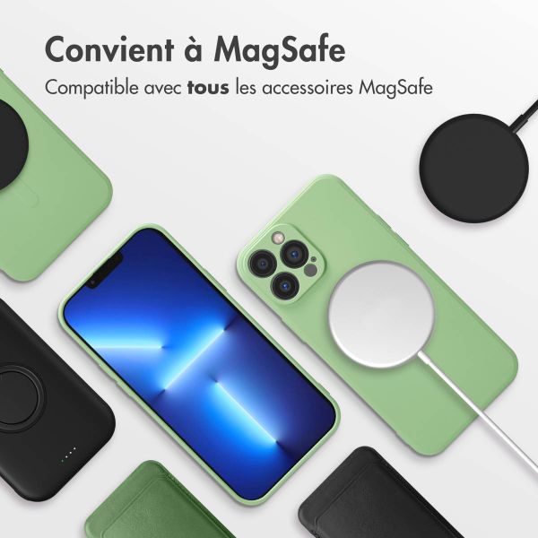 imoshion Coque Couleur avec MagSafe iPhone 13 Pro Max - Vert