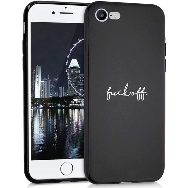 imoshion Coque Design iPhone SE (2022 / 2020) / 8 / 7 - Fuck Off - Noir