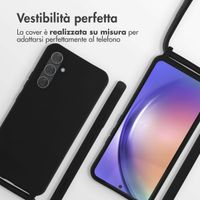 imoshion Coque en silicone avec cordon Samsung Galaxy A54 (5G) - Noir