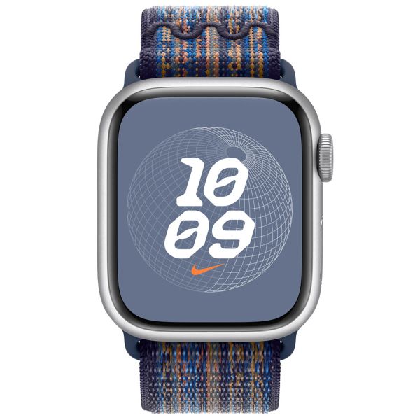 Apple Nike Sport Loop bracelet Apple Watch Series 1 á 9 / SE (38/40/41 mm) | Series 10 (42 mm) - Game Royal/Orange