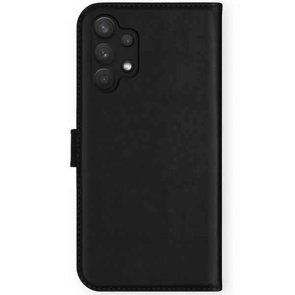 Selencia Étui portefeuille en cuir véritable Samsung Galaxy A32 (4G) - Noir