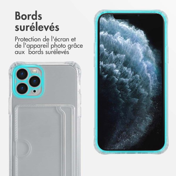 imoshion Coque silicone avec porte-cartes Apple iPhone 11 Pro - Transparent