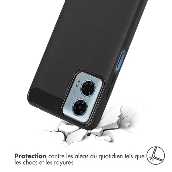 imoshion Coque Brushed Motorola Moto G04 / G24 - Noir