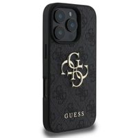 Guess Coque 4G Metal Logo Backcover Apple iPhone 16 Pro Max - Noir