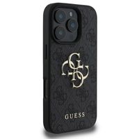 Guess Coque 4G Metal Logo iPhone 16 Pro Max - Noir