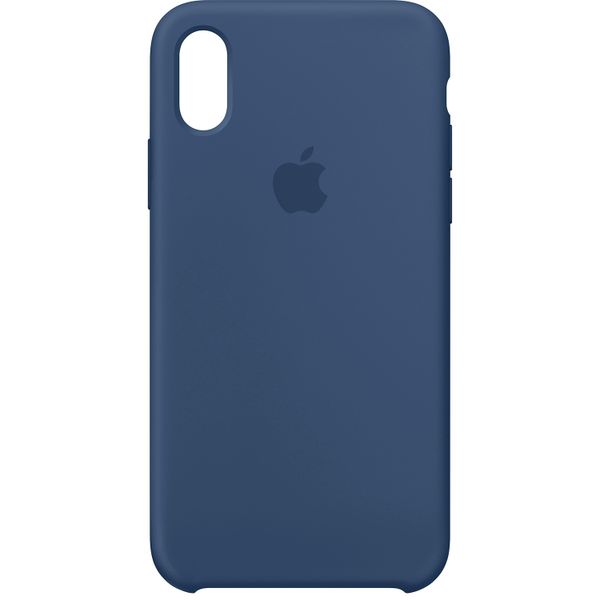 Apple Coque en silicone iPhone X - Blue Cobalt