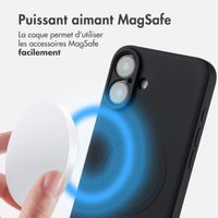 imoshion Coque Couleur avec MagSafe Apple iPhone 16 Plus - Noir