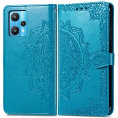 imoshion Etui de téléphone portefeuille Mandala Realme 9 Pro Plus - Turquoise