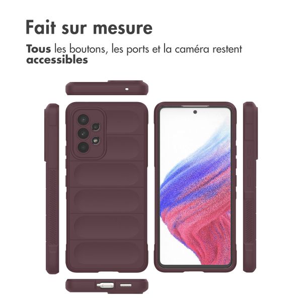 imoshion Coque arrière EasyGrip Samsung Galaxy A53 - Aubergine