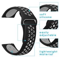 imoshion Bracelet sportif en silicone Garmin Vivoactive 4L - Noir / Gris