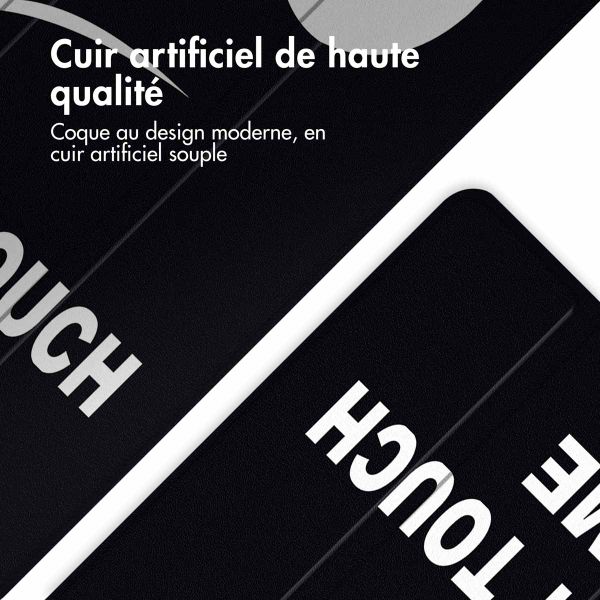 imoshion Coque tablette Design Trifold Samsung Galaxy Tab A11 Plus / A9 Plus - Don't touch