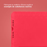 imoshion Coque kidsproof avec poignée Apple iPad 9 (2021) 10.2 pouces / iPad 8 (2020) 10.2 pouces / iPad 7 (2019) 10.2 pouces - Rouge