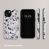Selencia Coque arrière Vivid Apple iPhone 13 - Chic Terazzo