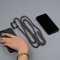 imoshion Coque de couleur avec cordon amovible Samsung Galaxy A55 - Black Coffee