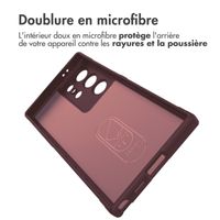 imoshion Coque arrière EasyGrip Samsung Galaxy S24 Ultra - Aubergine 