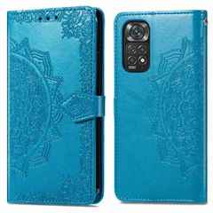 imoshion Etui de téléphone portefeuille Mandala Xiaomi Redmi Note 11 Pro - Turquoise