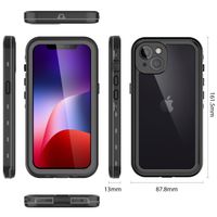 Redpepper Coque imperméable Dot Plus Apple iPhone 13 - Noir