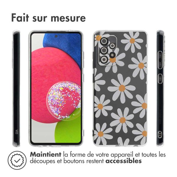 imoshion Coque Design Samsung Galaxy A52(s) (5G/4G) - Daisy Flower