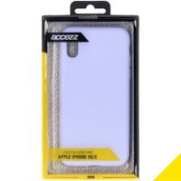 Accezz Coque Liquid Silicone iPhone X / Xs - Violet