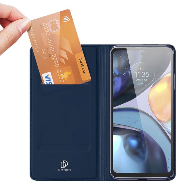 Dux Ducis  Étui de téléphone Slim Motorola Moto G22 - Bleu