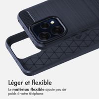imoshion Coque Brushed Oppo Reno15 F (5G) - Bleu foncé