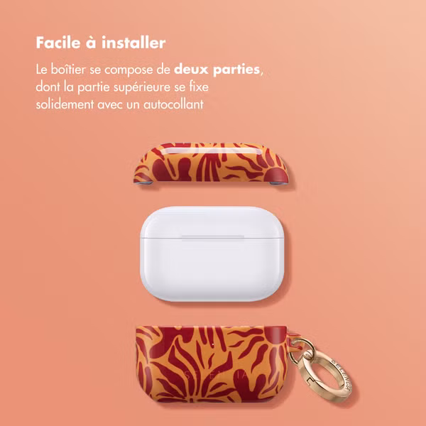 Selencia Coque Vivid Apple AirPods Pro - Tropical Vibes Apricot