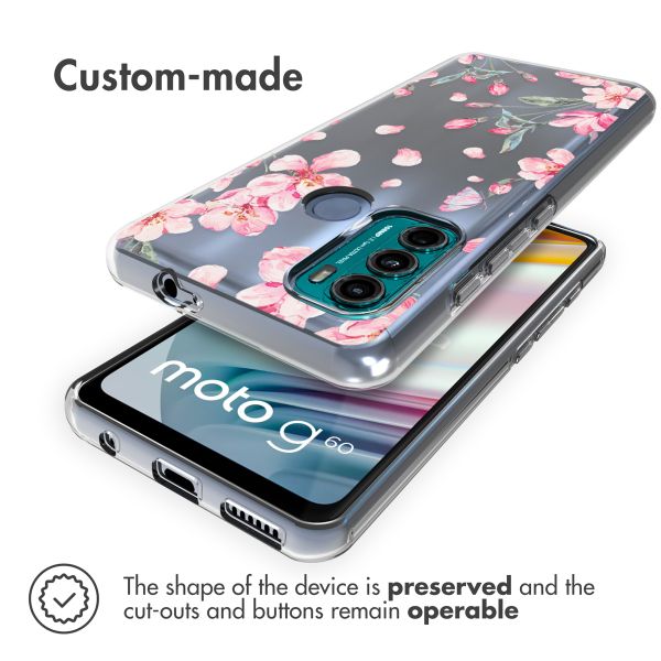 imoshion Coque Design Motorola Moto G60 - Blossom Watercolor