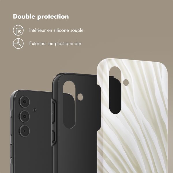 Selencia Coque arrière Vivid Samsung Galaxy A55 - Nature Light Brown