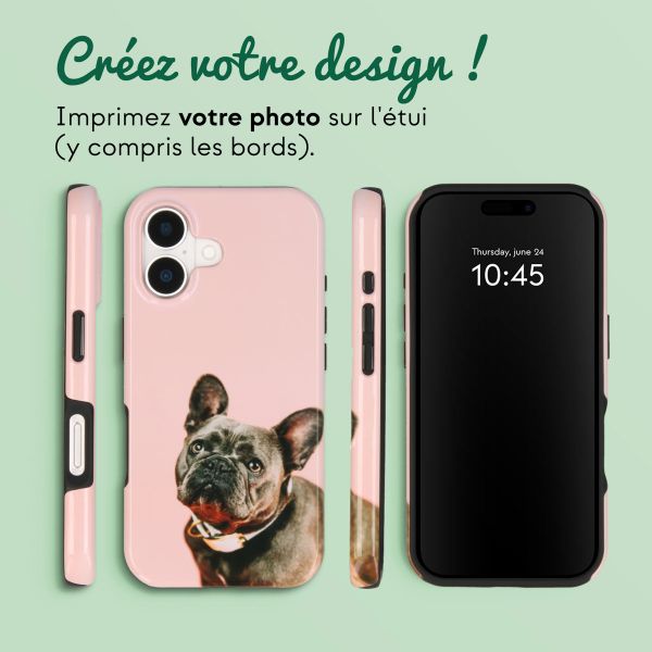 Concevez votre propre coque Tough iPhone 16