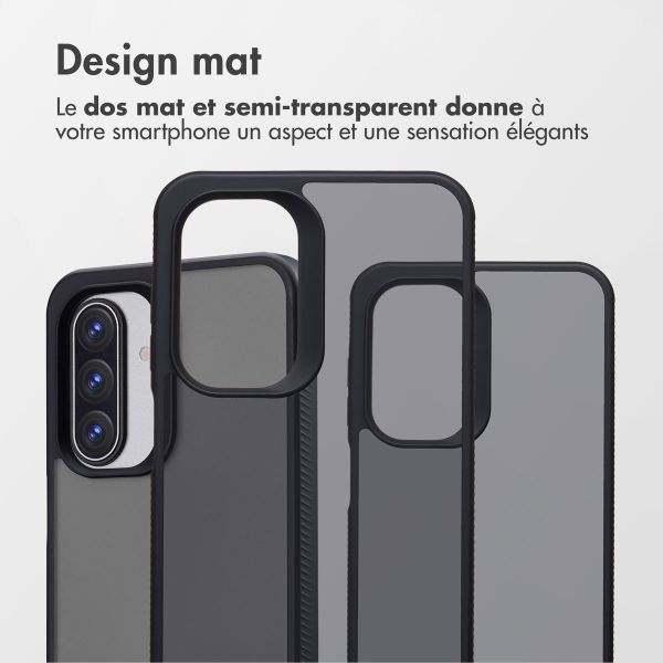 Accezz Coque Givrée Robuste Samsung Galaxy A17 - Noir
