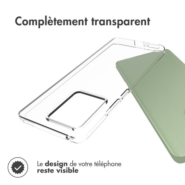 Accezz Coque Clear Motorola Edge 40 - Transparent