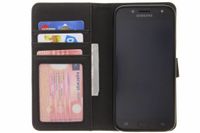Étui de télephone portefeuille Samsung Galaxy J5 (2017) - Noir
