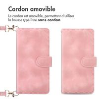 imoshion Etui de télephone portefeuille avec cordon Samsung Galaxy S25 FE - Rose