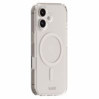 Holdit Coque MagSafe iPhone 16 Plus - Blanc / Transparent