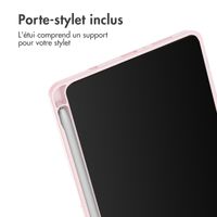 imoshion Coque tablette rigide Trifold iPad Samsung Galaxy Tab A9 8.7 pouces - Rose