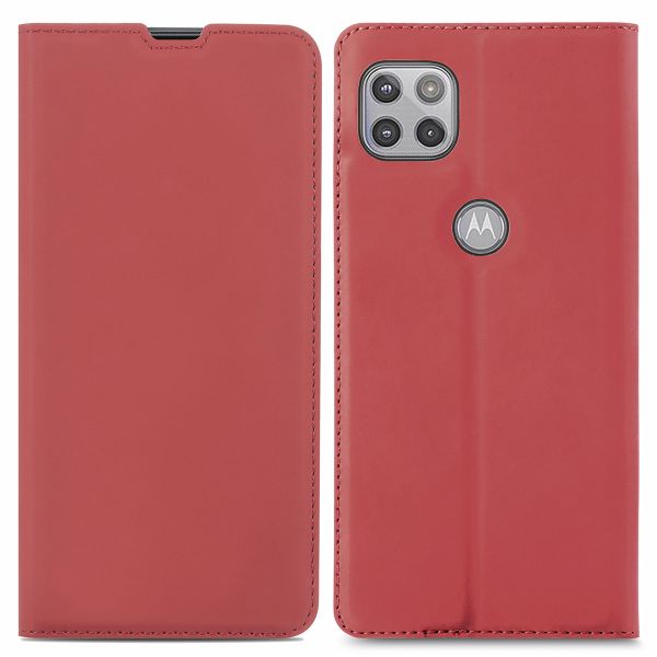 imoshion Étui de téléphone Slim Folio Motorola Moto G 5G - Rouge