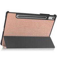 imoshion Coque tablette Trifold Lenovo Tab P11 Pro (2nd gen) - Rose Dorée