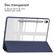 imoshion Coque tablette rigide Trifold Samsung Galaxy Tab S9 11.0 pouces - Bleu foncé