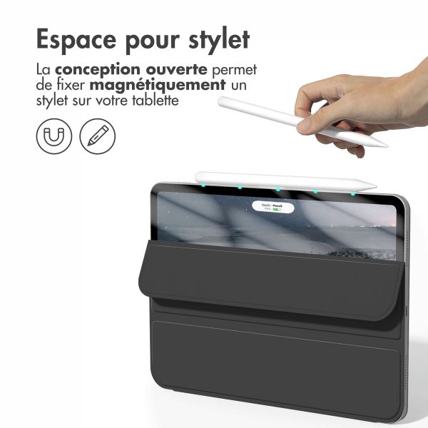 imoshion Magnetic etui de téléphone portefeuille Apple iPad 11 (2025) 11 pouces A16 / iPad 10 (2022) 10.9 pouces - Noir