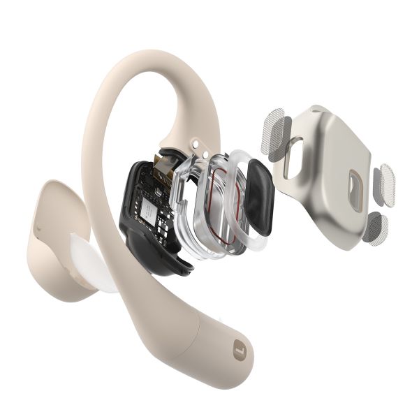 Shokz OpenFit - Écouteurs sans fil - open-ear - Beige