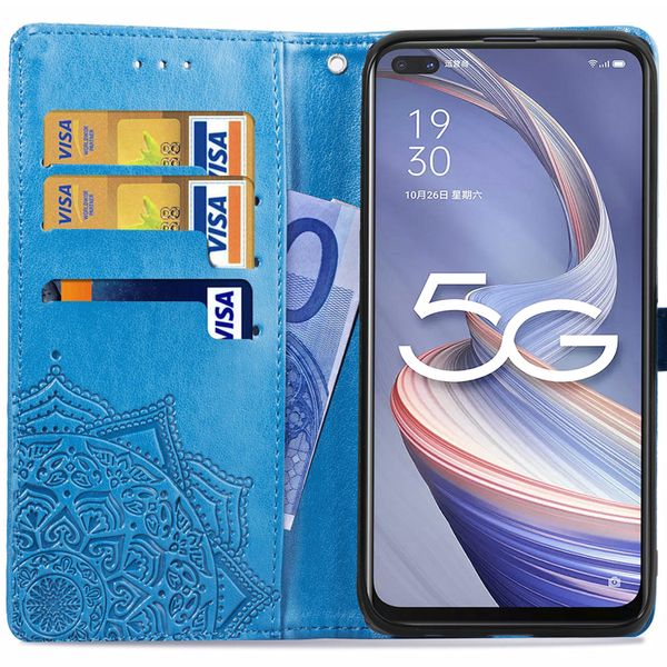 imoshion Etui de téléphone portefeuille Mandala Oppo Reno4 Z 5G