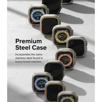 Ringke Bezel Styling + Protection d'écran Apple Watch Ultra (2) - 49 mm - Knurling Titanium