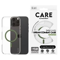 CARE by PanzerGlass Coque Urban Combat MagSafe Apple iPhone 16 Pro Max - Green