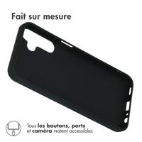 Accezz Coque Couleur Samsung Galaxy A15 (5G/4G) - Noir
