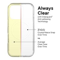 ZAGG Coque Crystal Palace Snap MagSafe iPhone 16 Pro - Transparent